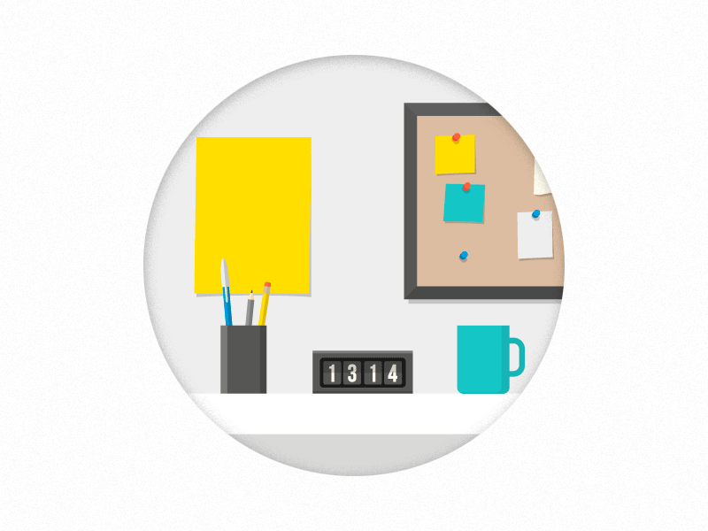 [GIF] Work Desk by Gustavo Zambelli on Dribbble