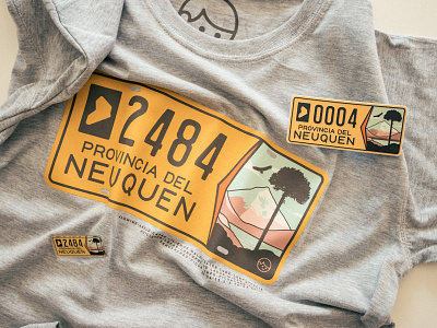 Neuquén license plate t-shirt