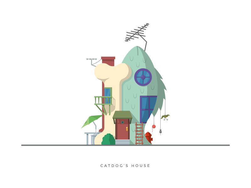 Catdog house store