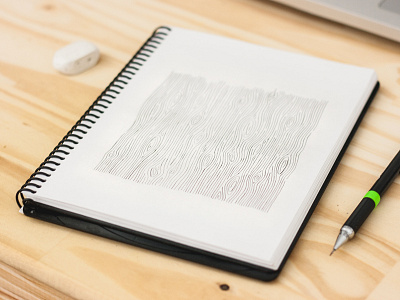 Wood Pattern Sketch book desk free freebie handmade pattern photo process sketch vector wood work