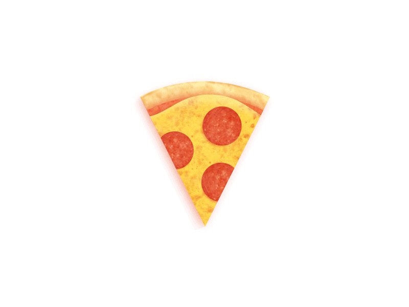 Twenty pizzas! cheese flat food gif halftone illustration pepperoni pizza project slice style tasty
