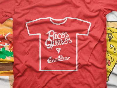 Ricos Quesos + Threadless buy cheese food funny illustration shop t shirt tee threadless