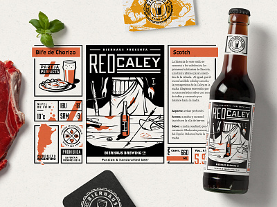 Bierhaus Project beer behance bottle brewery brewing food illustration packaging print project