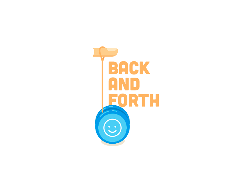 Back and forth: iOS free sticker pack