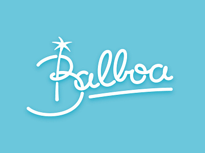 Balboa 🌴 balboa beach california lettering mule palm sticker summer