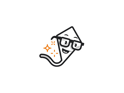 John Kite cartoon designer geek glasses hipster illustration kite logo retro sticker vinatge
