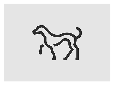 Family Dog animal dog doggo family geometric icon minimal pet shield stroke