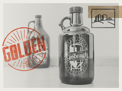 Gobragh: Growler ale beer brewery card drink golden growler photography postal vintage