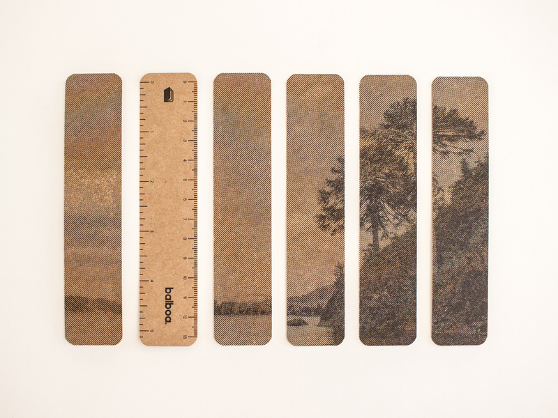 Balboa: Patagonia ruler illustration photo paper craft print stationery stationary ruler patagonia
