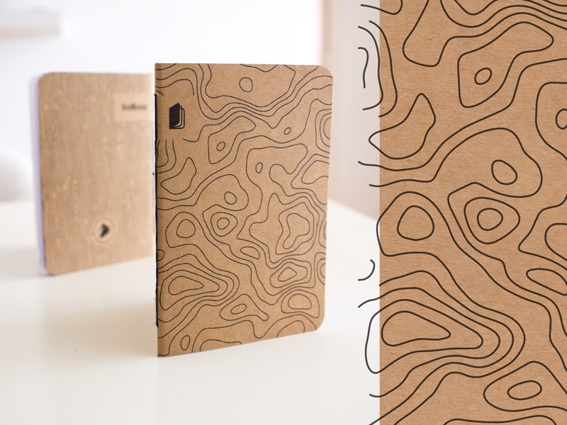 Balboa: Topography Pattern branding brand texture photography paper craft handcraft handmade notebook pattern topography