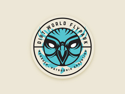 Dirt World Flypark Sticker