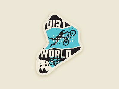 Dirt World Flypark Sticker