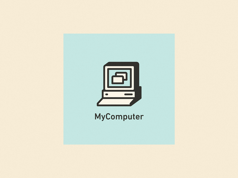 OurComputers computer desktop error glitch icons imac mac macintosh mycomputer retro screen vintage windows