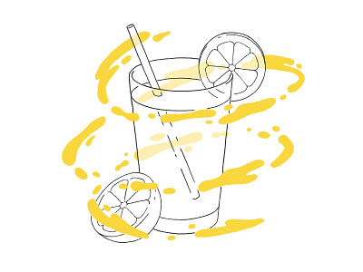 Lemonade with Procreate