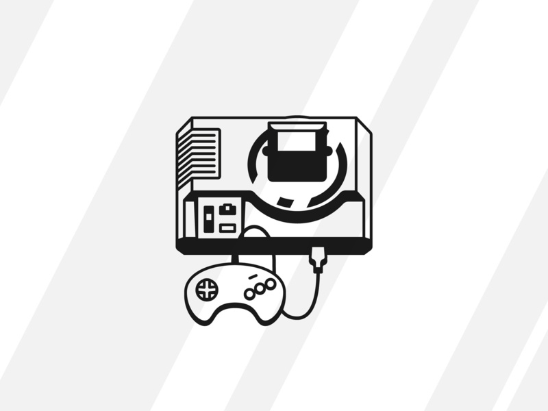 Sega Genesis by Gustavo Zambelli on Dribbble