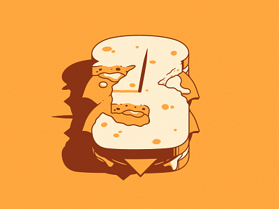 Marvel 3 3 bread cheese food grilled cheese light marvel melt number perspective sandwich shadow