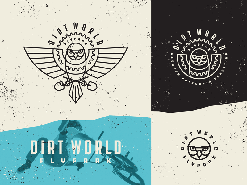 Dirt World Flypark new logo