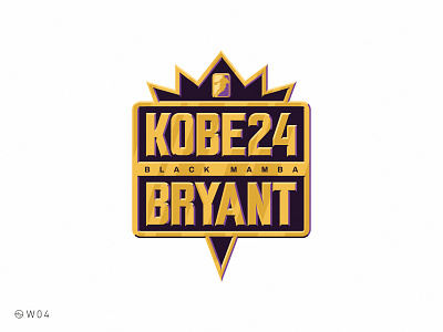 W04 - Kobe Bryant badge basket basketball black bryant california gamer gold jam kobe la lakers los angeles mamba nba retro sport videogames