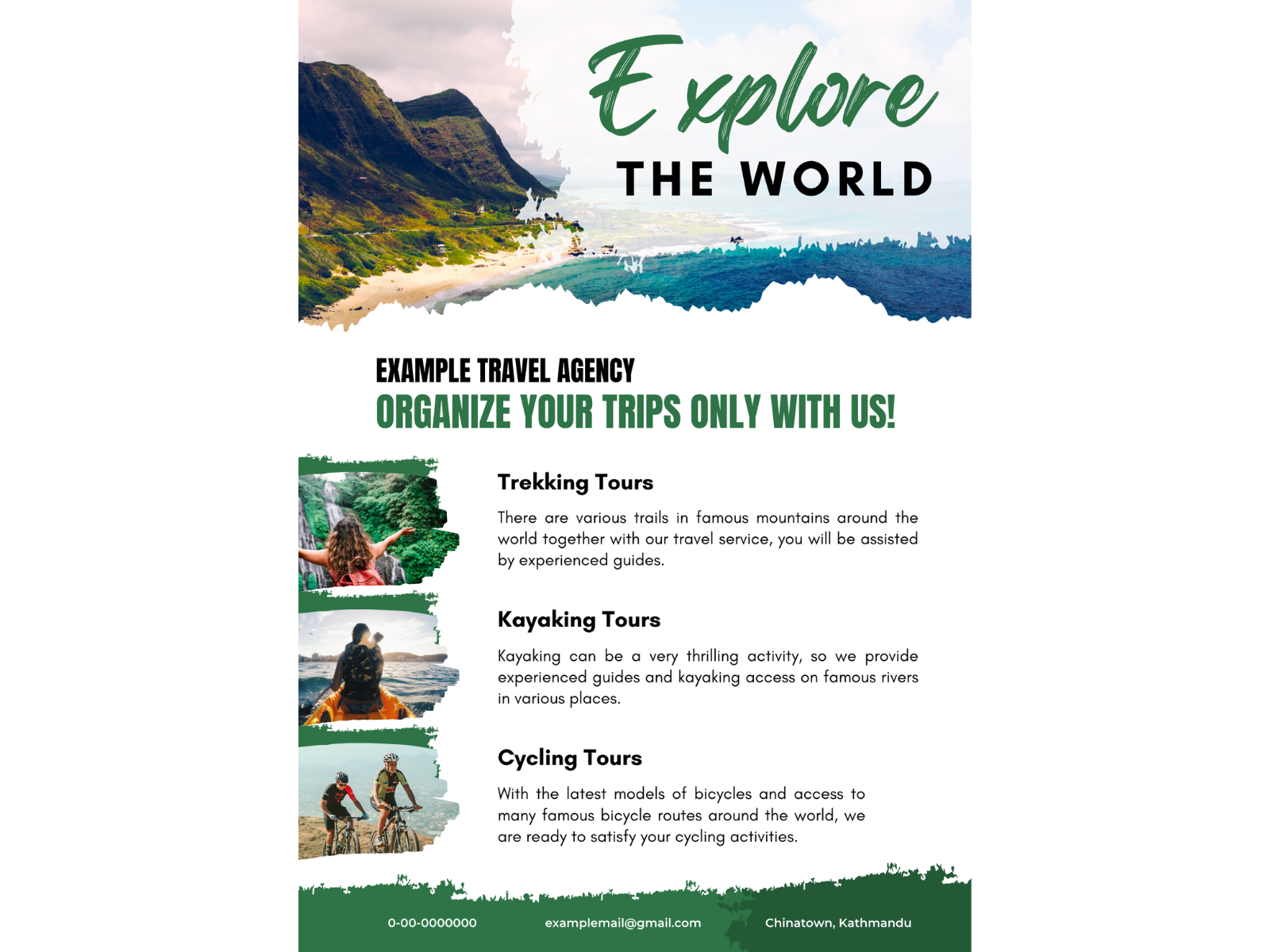 Travel Agency Poster Design. by Manorma Sharma on Dribbble