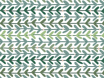 Green leaf pattern drawing green illustration ipad leaf pattern plant procreate seamless pattern