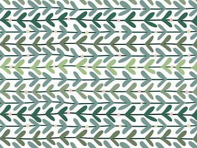 Green leaf pattern