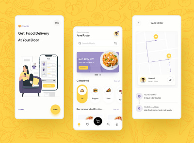 Food odering app for a restaurant 3d animation branding design graphic design illustration logo typography ui ux vector