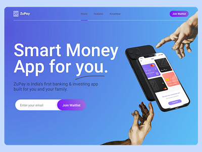 ZuPay landing page