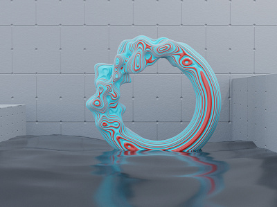 Torus Abstract blender design illustration