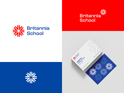 Britannia School * abstract abstract logo brand identity branding bright logo business card design education education logo graphic design graphic design inspiration inspiration logo logo design logo ideas logotype school school logo