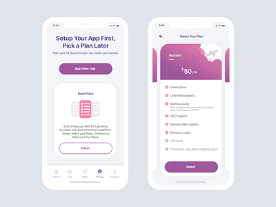 Pricing Plans app pricing ecommerce app flat design pricing plans