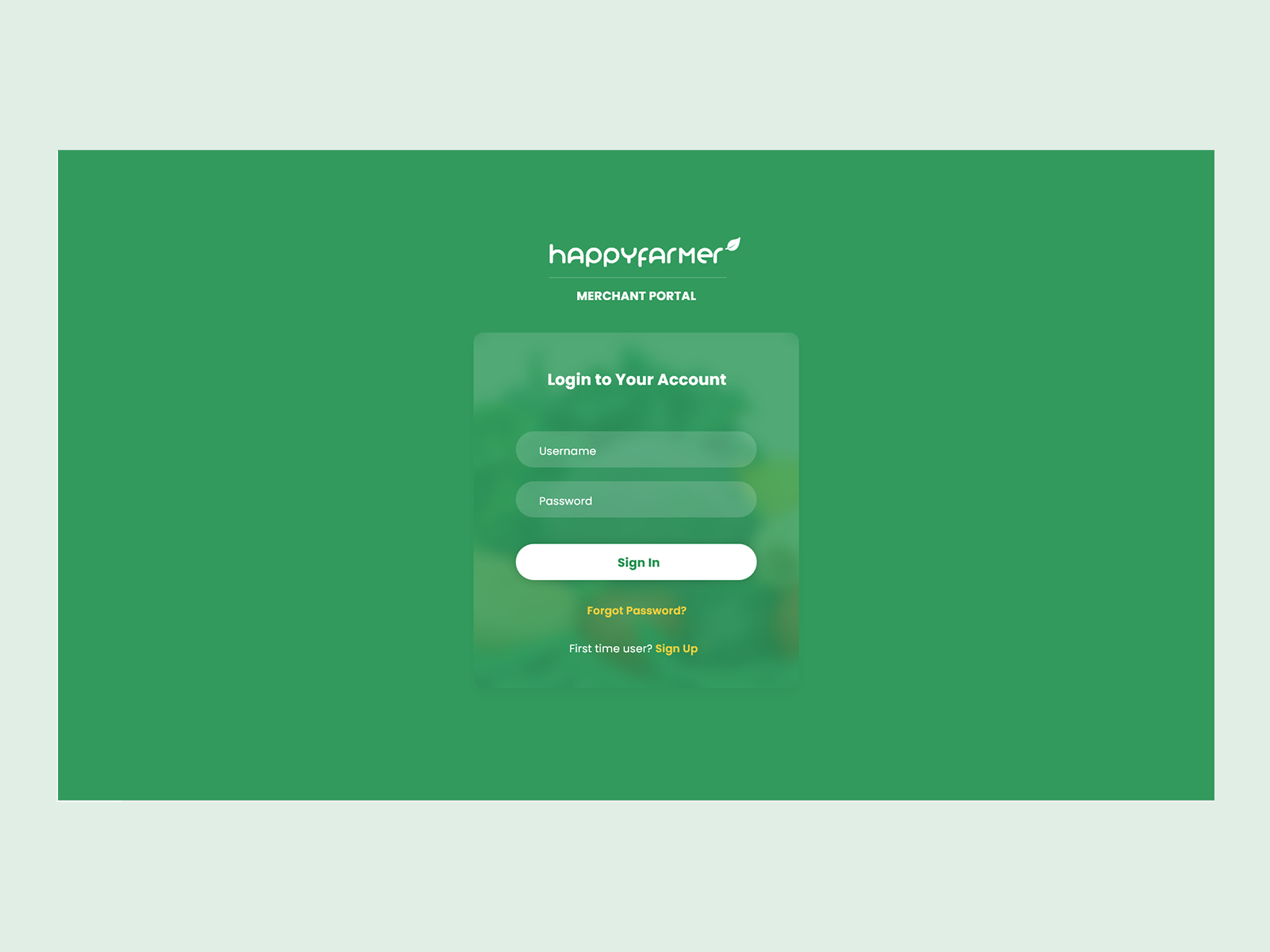 Merchant Login by Darshana S Kelum on Dribbble