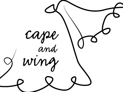 Cape And Wing logo idea illustrator logo wip