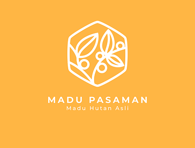 MADU HUTAN PASAMAN branding design freelancer honey logo logo logomaker