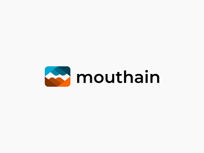 mouthain logo abstractlogo logo logodesigner minimalist simple