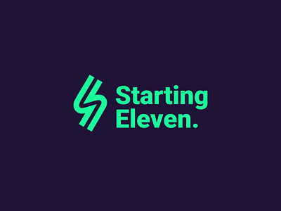 Starting Eleven Logo Concept elegant logodaily logodesigner minimalist profesional projects simple