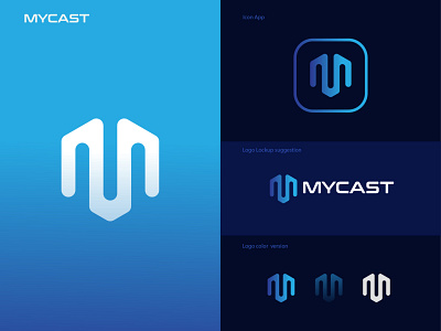 MYCAST LOGO branding design brandinglogo clothingline desainlogo freelancer illustration lettering logo logo logomaker logomaker