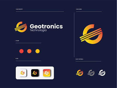 Geotronics - Letter G branding design freelancer lettering logo logo logomaker logodaily logomaker technology ui ux vector