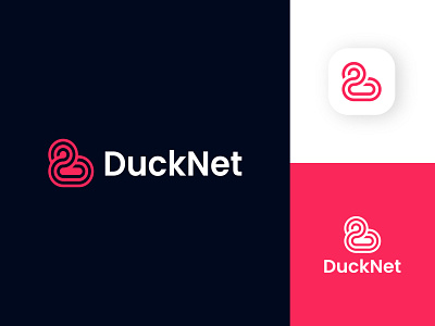 DuckNet Logo concept animation branding branding design brandinglogo clothingline design freelancer graphic design illustration logo logo logomaker logodesign logomaker minimaldesign ui