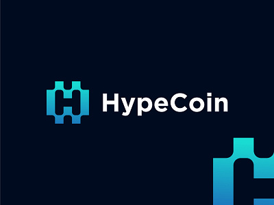 HypeCoin Logo - Letter H 2021 bitcoin blockchain branding branding design clean coin crypto currency digital hype iconic illustration letter h logo logomaker minimalist modern simple trending