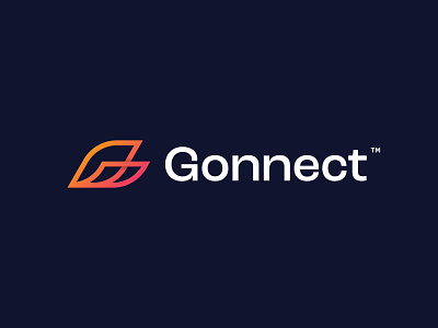 Gonnect 2022 app branding connect design fast gradient letter g logo minimalist modern popular saudiarabia simple startup tech ui unicorn unique usa