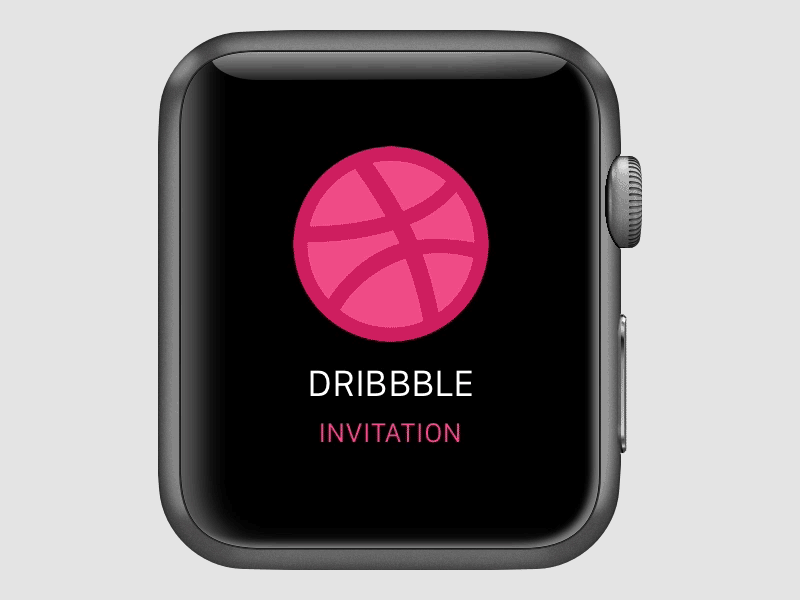 Apple Watch Dribbble Invite
