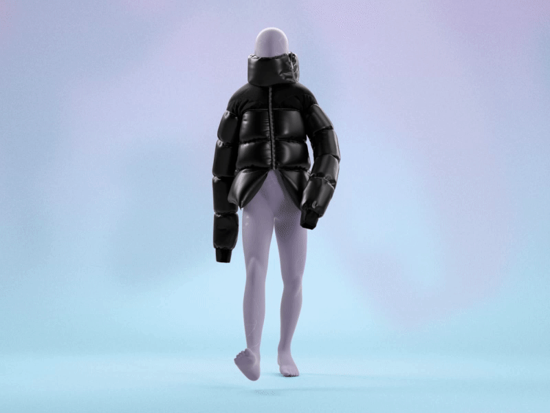 Balenciyatta: Autumn Winter 2022 Collection bubble c4d coat jacket marvelous marvelous designer octane walk