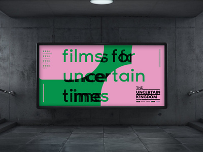 The Uncertain Kingdom branding design filmmaking logo