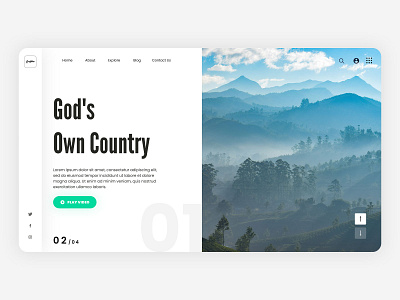 Travel Web Landing Page