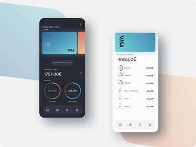 Mobile bank - Mobile App app app design bank banking app concept design design figma finance app fintech interface mobile app mobile design mobile ui ui