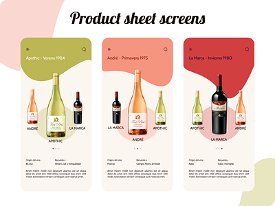 Wine Experience App app app design branding concept design design figma interface ui uidesign uiuxdesign ux