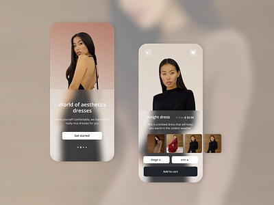 Store mobile app design