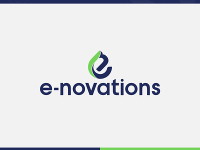E-novations - Rebranding branding design icon logo typography web