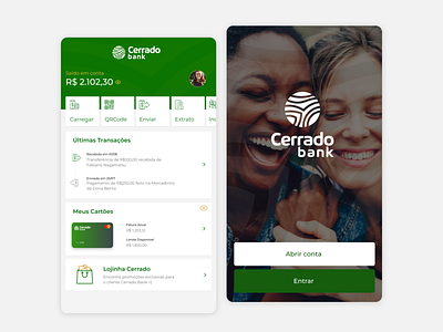 Cerrado Bank app digital bank mobile ui mobile ui ux mobile uiux mobile ux ui uiux ux wallet wallet app wallet ui walletapp