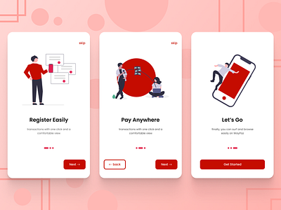 Onboarding Desain app branding design illustration onbo ui